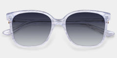 Caroline Clear Square Sunglasses