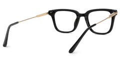 Kellie Rectangle Black Glasses