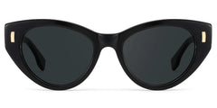 Azura Black Cat Eye Polarized Sunglasses