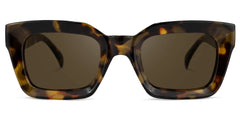 Nevaeh Square Tortoise Sunglasses