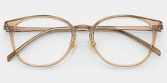 Amanda Rectangle Beige Glasses
