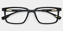 Cyrus Rectangle Black Glasses