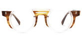 Mastin Round Brown Glasses