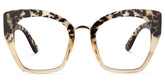 Denis Cat Eye Light Tortoise Glasses