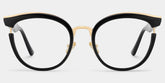 Laraine Cat Eye Black Glasses