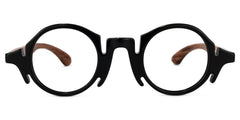 Charlie Round Black Glasses