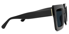 Brandon Square Black Sunglasses