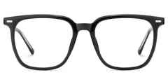 Eliza Square Black Glasses