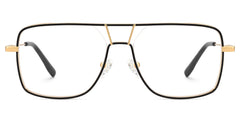 Bowdry Aviator Black Glasses