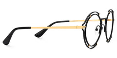 Frazer Round Black Glasses