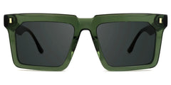 Moreland Rectangle Green Glasses