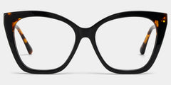 Kira Butterfly Black Glasses