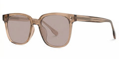 Donnalyn Square Brown Glasses