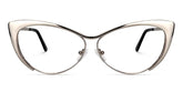 Ellen Cateye Silver Glasses