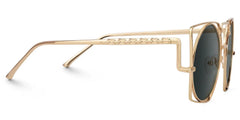 Ybarra Geometric Gold Glasses