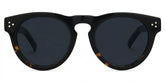 Malloy Round Black and Tortoise Glasses