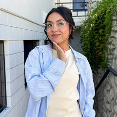 Jacqui Square Clear Glasses