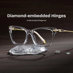 Amelia Cat eye Clear Glasses