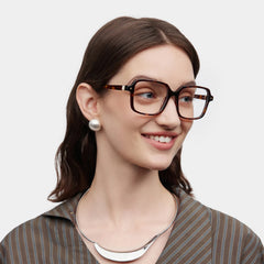Talia Square Tortoise Glasses