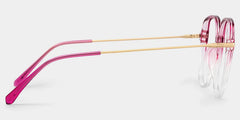 Payton Geometric Bright-Pink Glasses