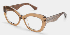 Mireille Butterfly Brown Glasses