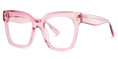 Minguela Square Pink Glasses