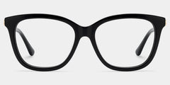 Isabella Black Square Glasses