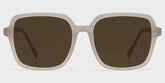 Kenneth Khaki Square Glasses