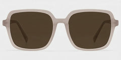 Kenneth Khaki Square Glasses