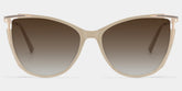 Yomary Cateye Khaki Glasses