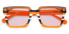 Laguer Rectangle Orange Sunglasses