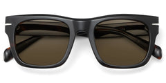Renzo Rectangle Tortoise Polarized Sunglasses