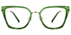 Martine Square Green Glasses