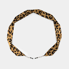 Leopard Print Trendy Scarf Eyeglasses Chains