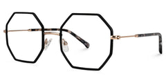 Griffith Geometric Black Glasses