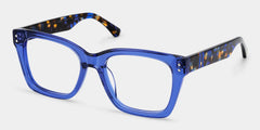 Gaydeh Rectangle Blue Glasses