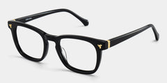 Heather Square Black Glasses