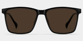 Burgos Square Black Glasses