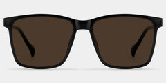 Burgos Square Black Glasses