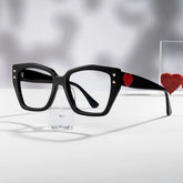 Jemia Butterfly Black Glasses