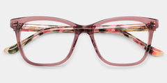 Faith Pink Rectangle Glasses