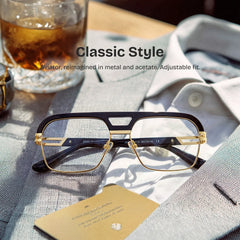 Griff Aviator Black Glasses