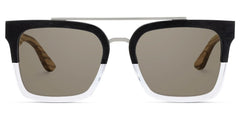 Pascal Aviator Two-Tone Sunglasses