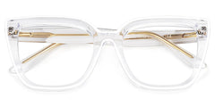 Mirta Square Clear Glasses