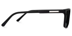 Daniel Rectangle Black Glasses