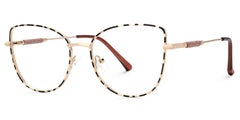Seisay Cateye Black-Gold Glasses