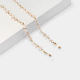 Stylish Pink Stone Eyeglasses Chains