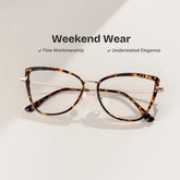 Sloane Cat-Eye Tortoise Glasses