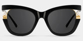 Pearl Cateye Black Glasses