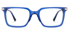 Goveo Rectangle Blue Glasses